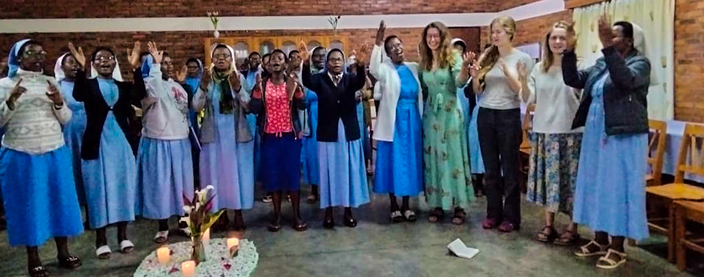 Vrijwilligster Roos in Rwanda